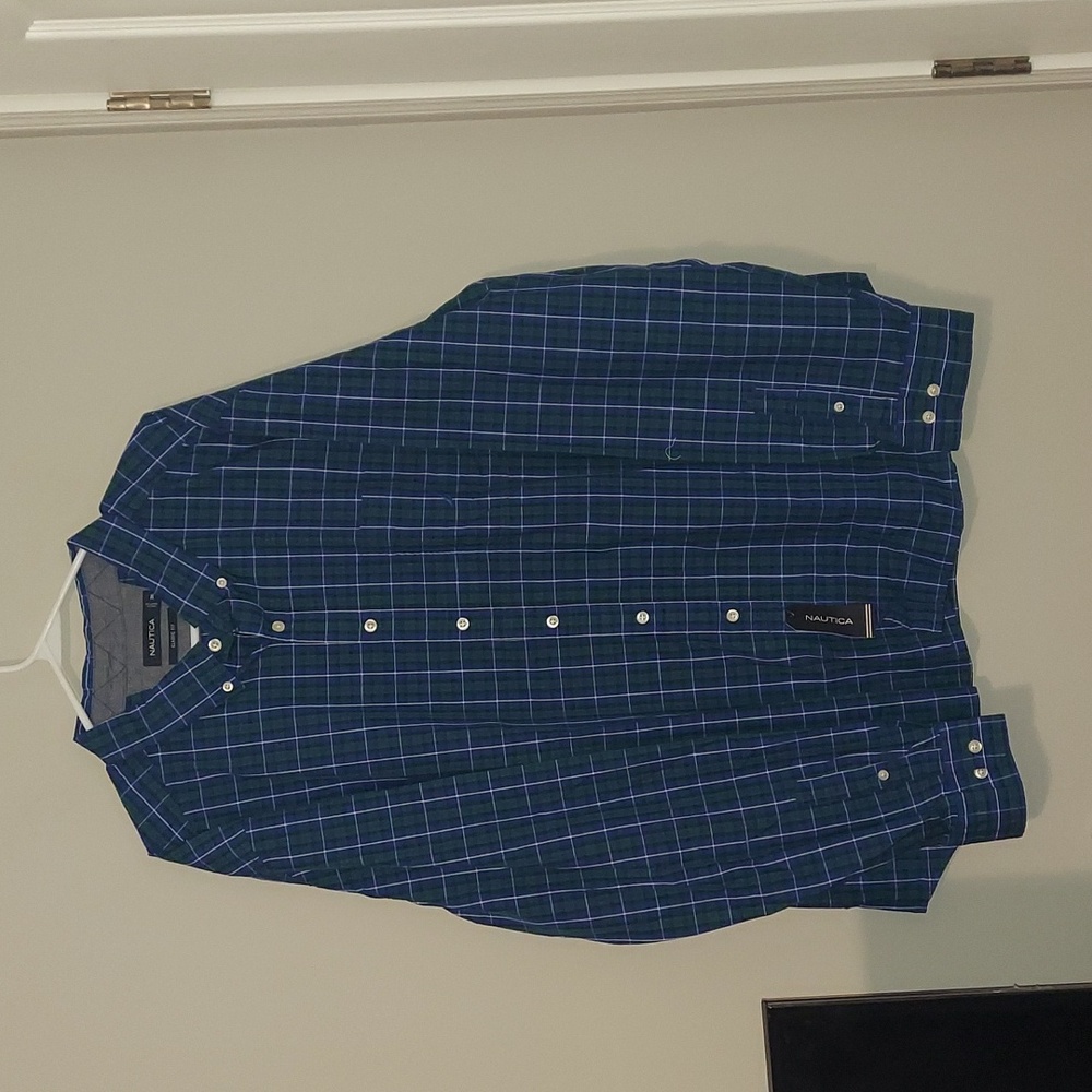 Natica 3XL Long Sleeve Casual Button Down
